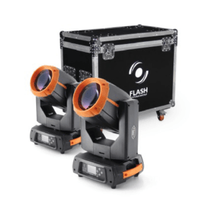 2X MOVING HEAD FL-330 BEAM 15R + CASE